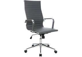 Cadeira-Presidente-giratoria-ANM-03 P-Cinza-Blume-Office-base-cromada